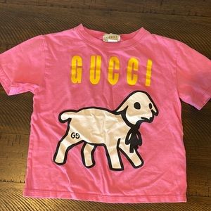 Gucci toddler kid t-shirt in pink